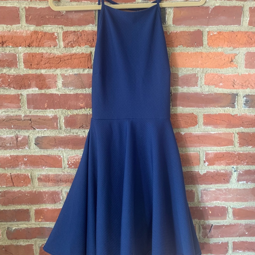 Backless mini dress